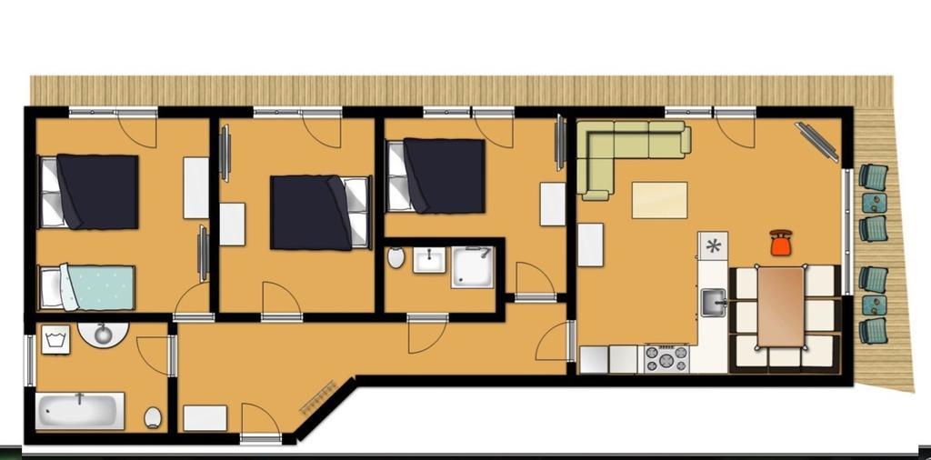 Appartement Kurz Top 1 Westendorf Oda fotoğraf